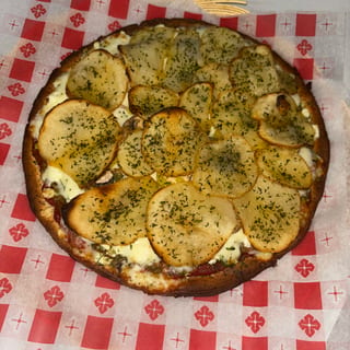 Potato Feta Cheese Pizza