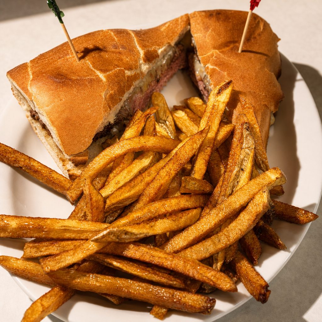 Steak Tenderloin Sandwich.